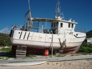 Agafe Fishing Boat Sandy Ground Anguilla